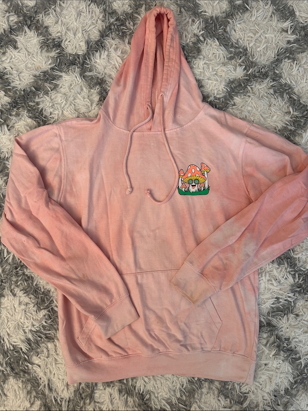 Pink Mushroom Hoodie (Size M)
